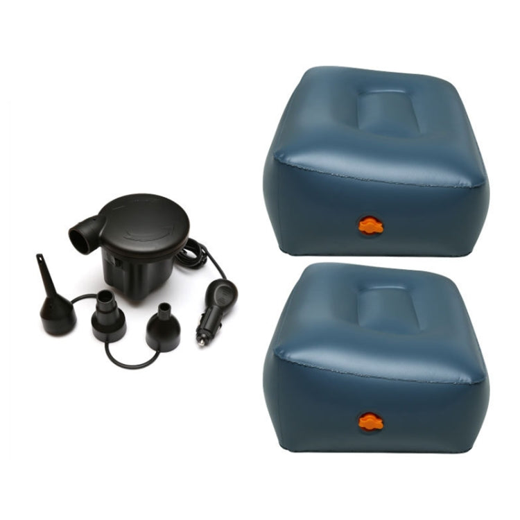 Z22Q1 2 x Step Stool + Car Pump Universal Car Travel Inflatable Stool