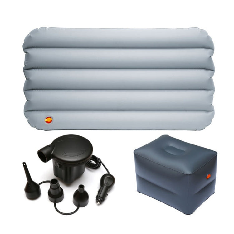 Z57Q1 Large Square Stool + Cloth Increased Pad + Car Pump Universal Car Travel Inflatable Stool