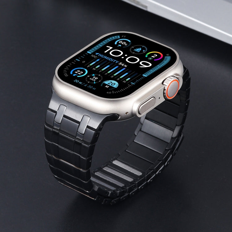 For Apple Watch Ultra 49mm Magnetic Stainless Steel Watch Band
