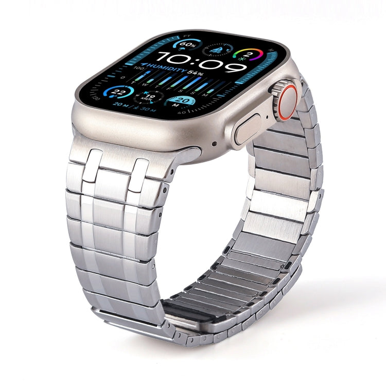 For Apple Watch Series 4 44mm Magnetic Stainless Steel Watch Band