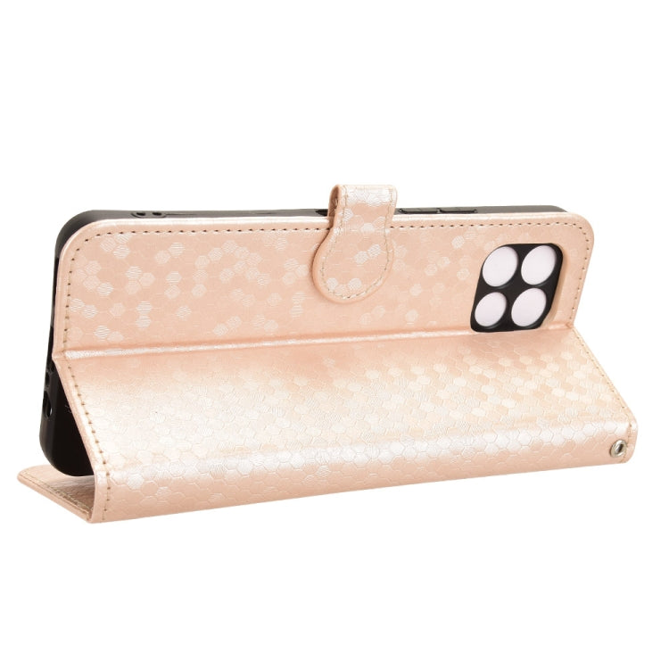 For T-Mobile Revvl 7 5G Honeycomb Dot Texture Leather Phone Case