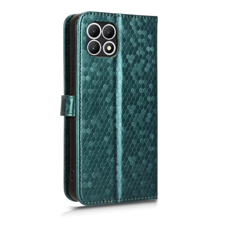 For T-Mobile Revvl 7 5G Honeycomb Dot Texture Leather Phone Case