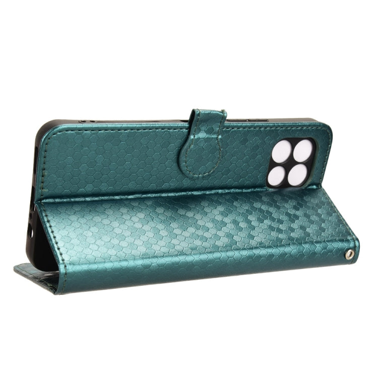 For T-Mobile Revvl 7 5G Honeycomb Dot Texture Leather Phone Case