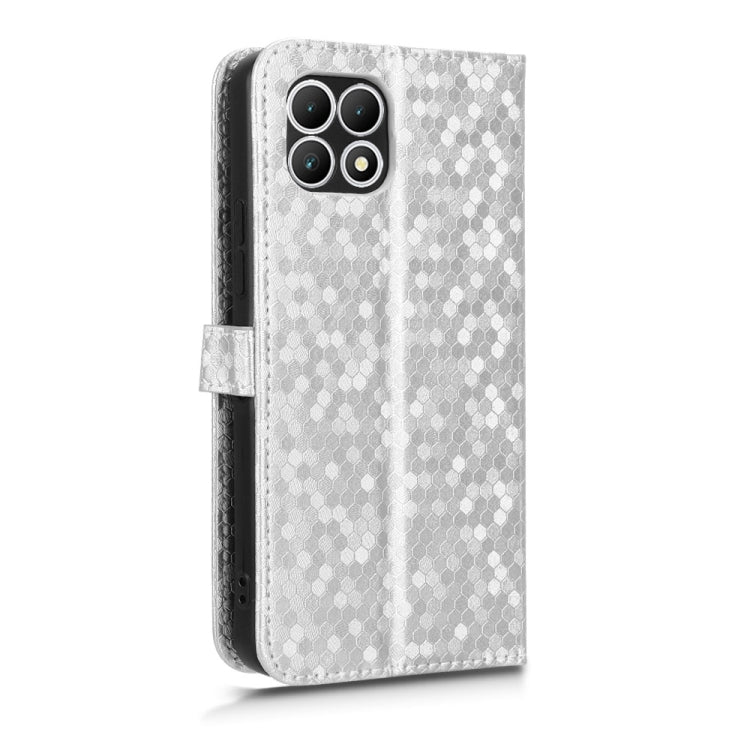 For T-Mobile Revvl 7 5G Honeycomb Dot Texture Leather Phone Case