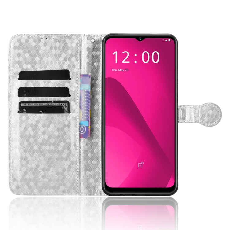 For T-Mobile Revvl 7 5G Honeycomb Dot Texture Leather Phone Case