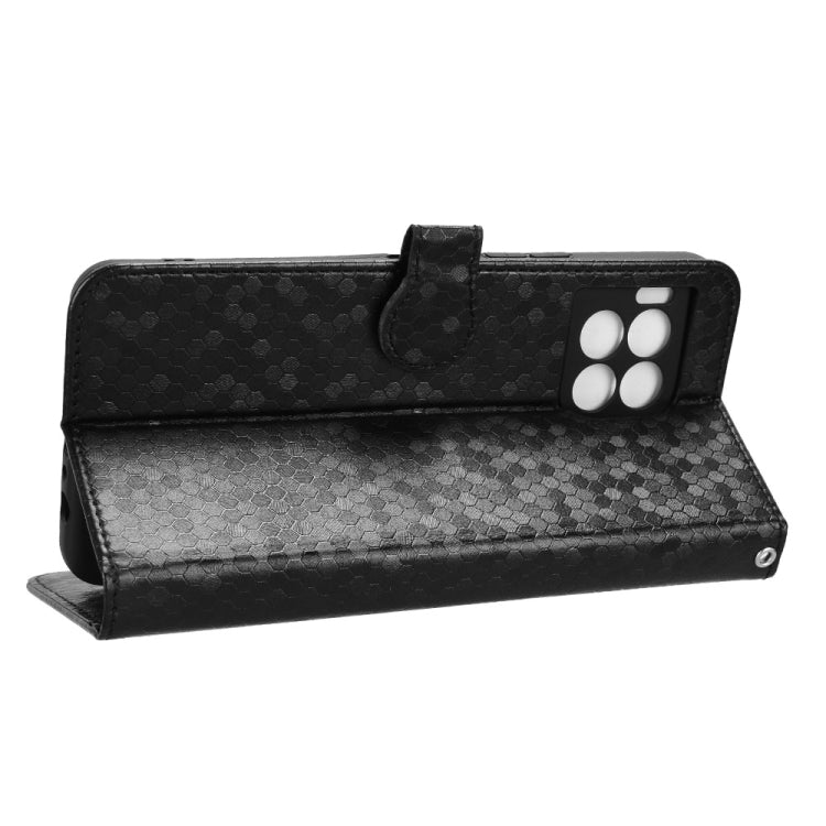 For T-Mobile Revvl 7 Pro 5G Honeycomb Dot Texture Leather Phone Case