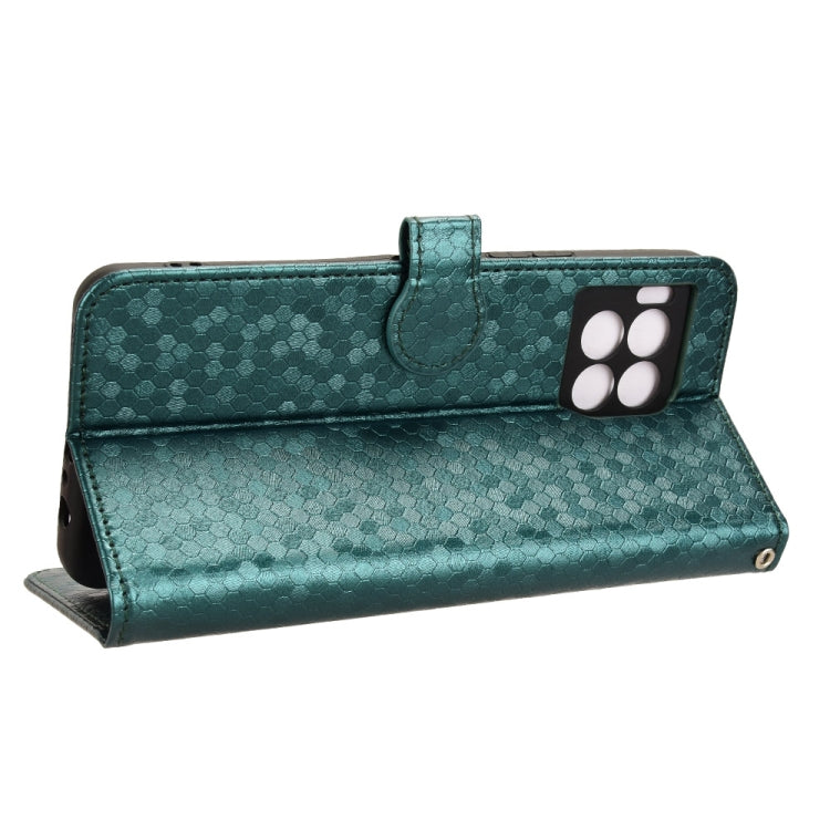 For T-Mobile Revvl 7 Pro 5G Honeycomb Dot Texture Leather Phone Case