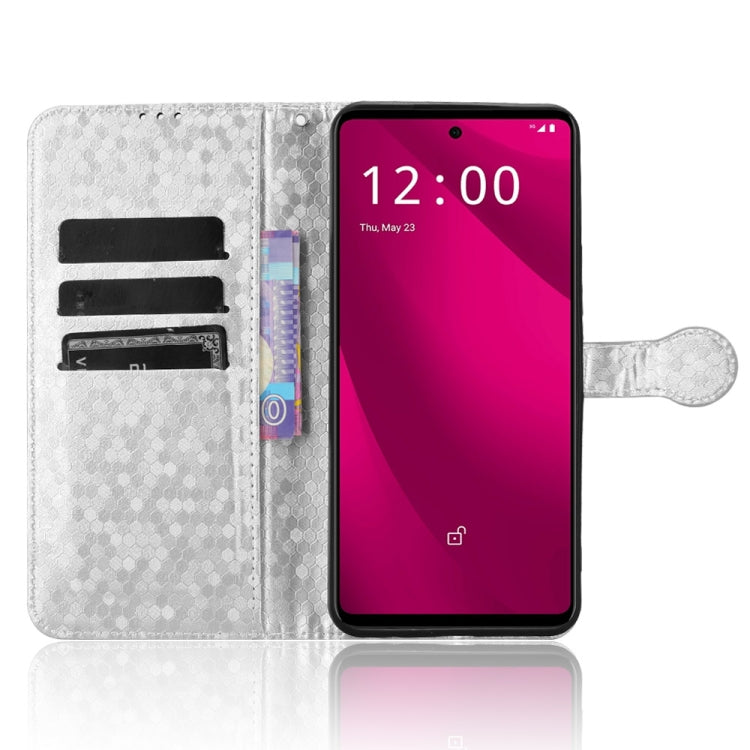 For T-Mobile Revvl 7 Pro 5G Honeycomb Dot Texture Leather Phone Case