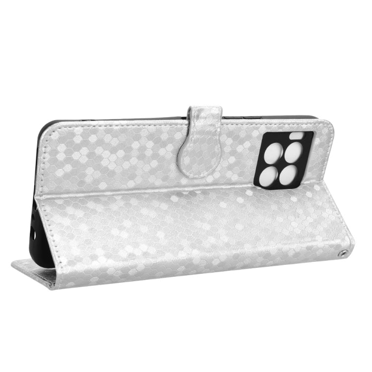For T-Mobile Revvl 7 Pro 5G Honeycomb Dot Texture Leather Phone Case