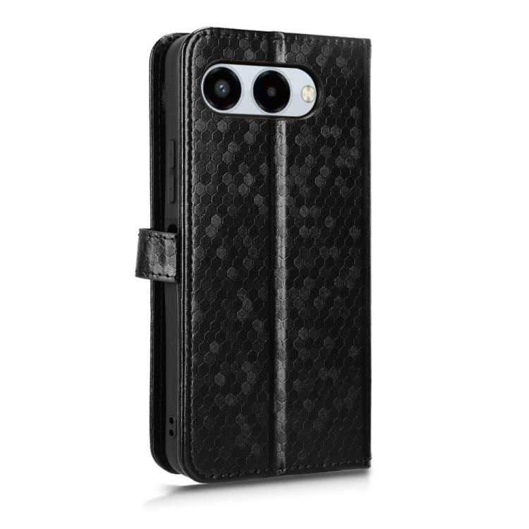 For T-Mobile Revvl 8 5G Honeycomb Dot Texture Leather Phone Case