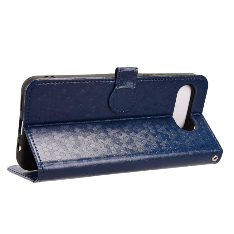 For T-Mobile Revvl 8 5G Honeycomb Dot Texture Leather Phone Case