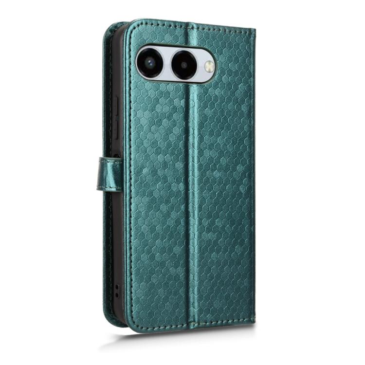 For T-Mobile Revvl 8 5G Honeycomb Dot Texture Leather Phone Case