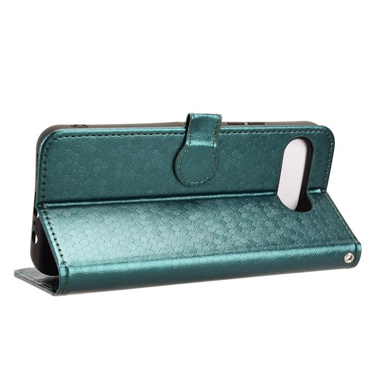 For T-Mobile Revvl 8 5G Honeycomb Dot Texture Leather Phone Case