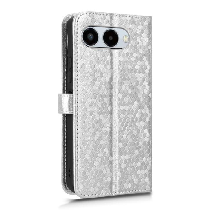 For T-Mobile Revvl 8 5G Honeycomb Dot Texture Leather Phone Case