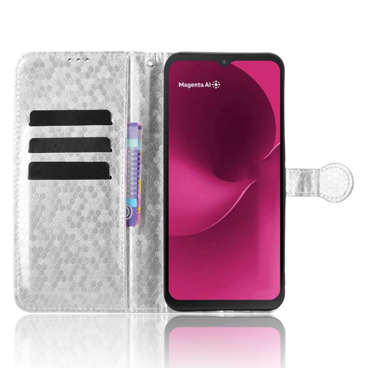 For T-Mobile Revvl 8 5G Honeycomb Dot Texture Leather Phone Case