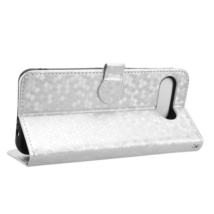 For T-Mobile Revvl 8 5G Honeycomb Dot Texture Leather Phone Case
