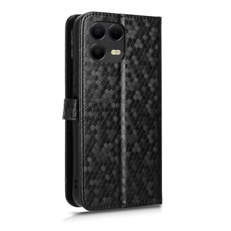 For T-Mobile Revvl 8 Pro 5G Honeycomb Dot Texture Leather Phone Case