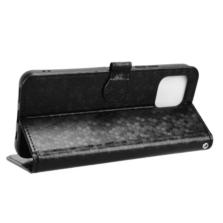 For T-Mobile Revvl 8 Pro 5G Honeycomb Dot Texture Leather Phone Case