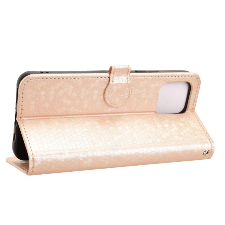 For T-Mobile Revvl 8 Pro 5G Honeycomb Dot Texture Leather Phone Case