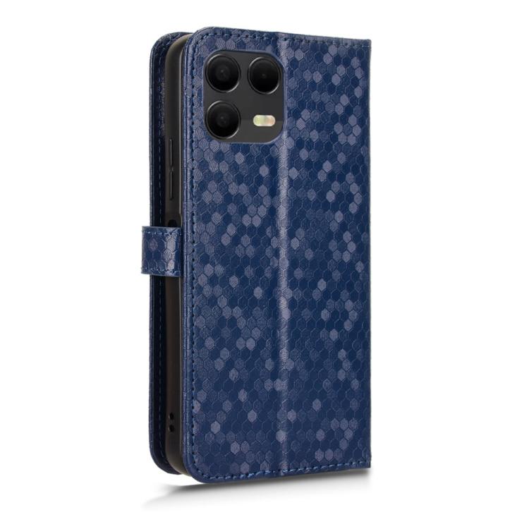 For T-Mobile Revvl 8 Pro 5G Honeycomb Dot Texture Leather Phone Case