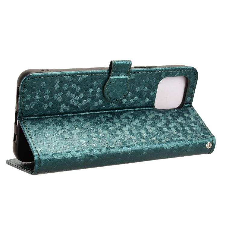 For T-Mobile Revvl 8 Pro 5G Honeycomb Dot Texture Leather Phone Case