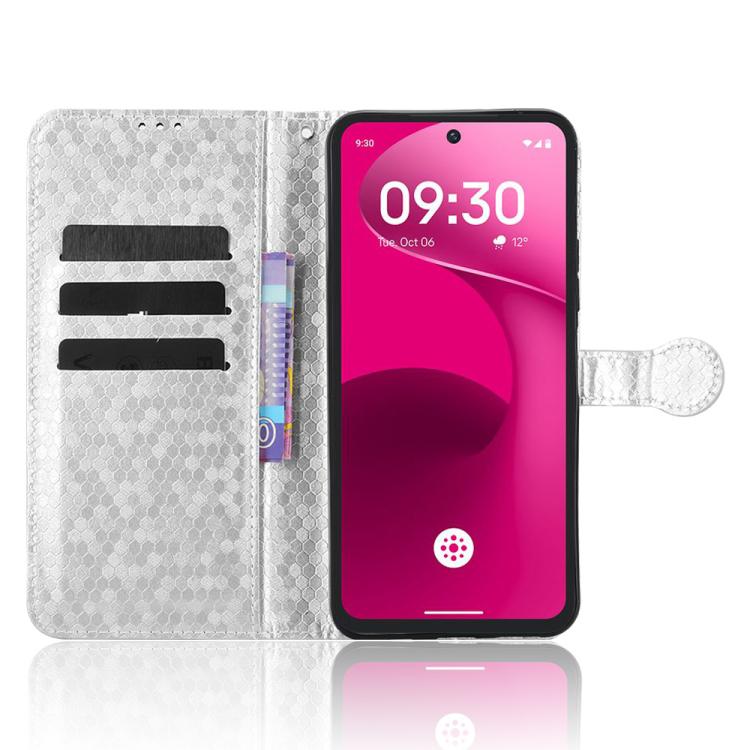 For T-Mobile Revvl 8 Pro 5G Honeycomb Dot Texture Leather Phone Case