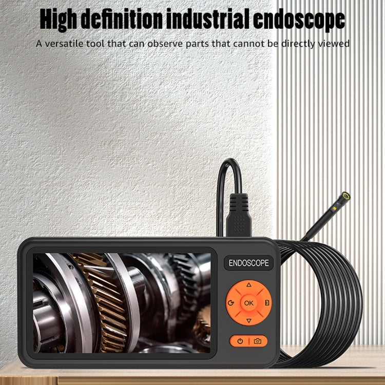 T29 5 inch IPS Screen 5.5mm Single Lens IP67 Waterproof Industrial Endoscope With Bracket, Length:1m