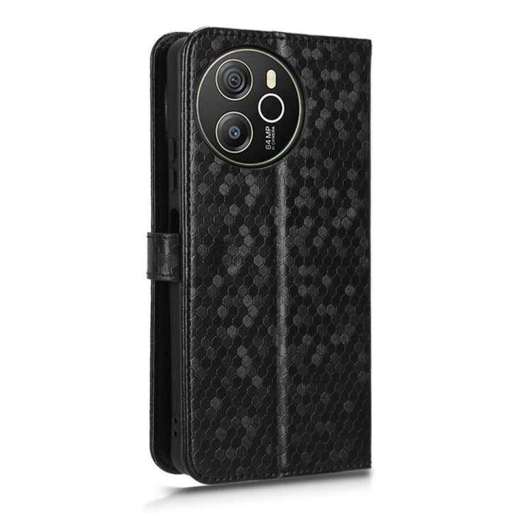 For Blackview Shark 8 Honeycomb Dot Texture Leather Phone Case