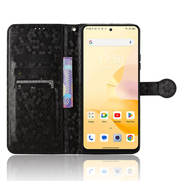 For Blackview Shark 8 Honeycomb Dot Texture Leather Phone Case