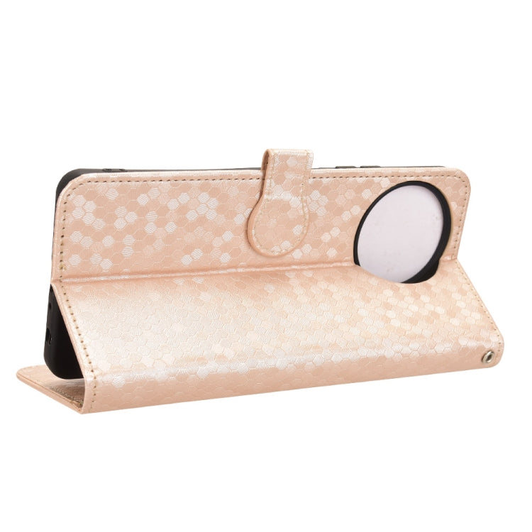 For Blackview Shark 8 Honeycomb Dot Texture Leather Phone Case