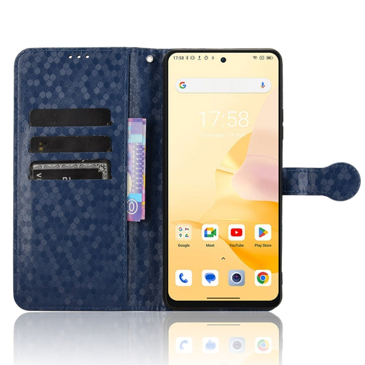 For Blackview Shark 8 Honeycomb Dot Texture Leather Phone Case
