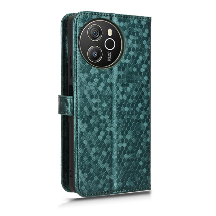 For Blackview Shark 8 Honeycomb Dot Texture Leather Phone Case