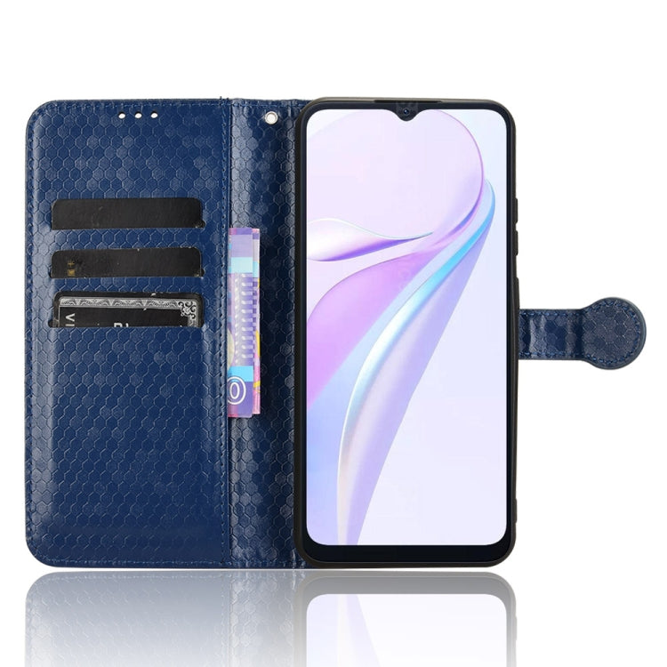 For Blackview Wave 6C Honeycomb Dot Texture Leather Phone Case