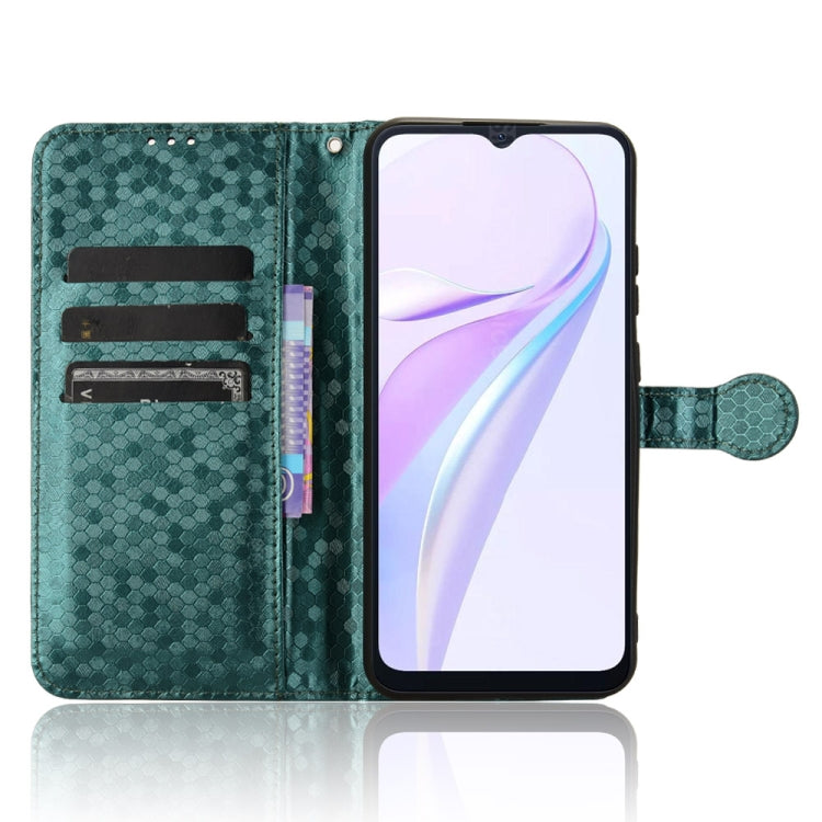 For Blackview Wave 6C Honeycomb Dot Texture Leather Phone Case