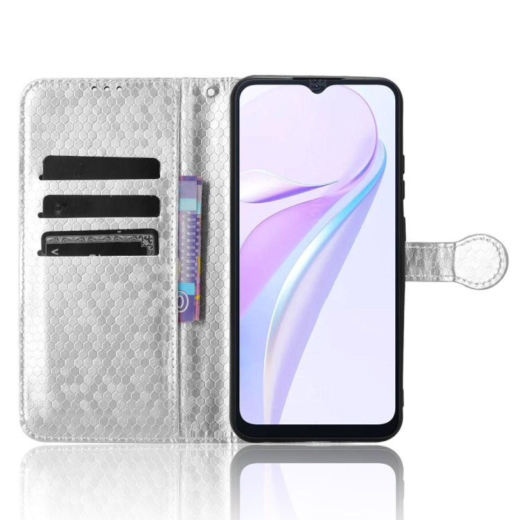 For Blackview Wave 6C Honeycomb Dot Texture Leather Phone Case