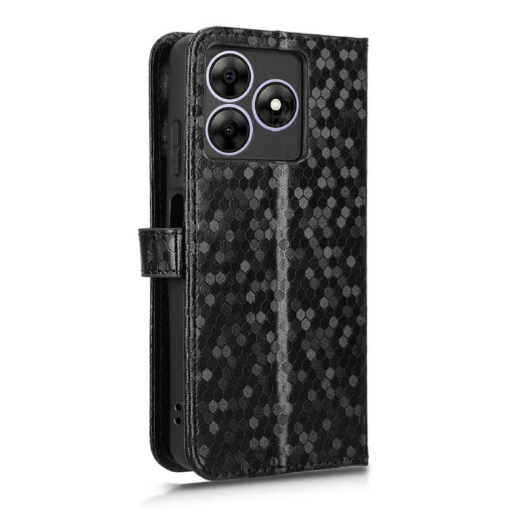 For Blackview Wave 8 / 8C / Oscal Flat 2 Honeycomb Dot Texture Leather Phone Case