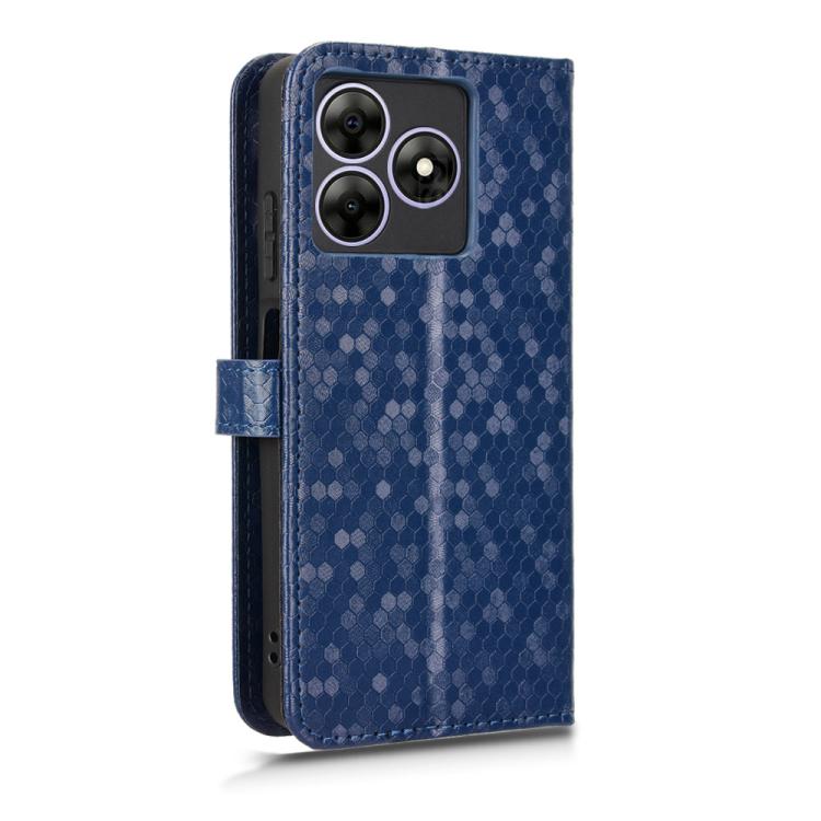 For Blackview Wave 8 / 8C / Oscal Flat 2 Honeycomb Dot Texture Leather Phone Case