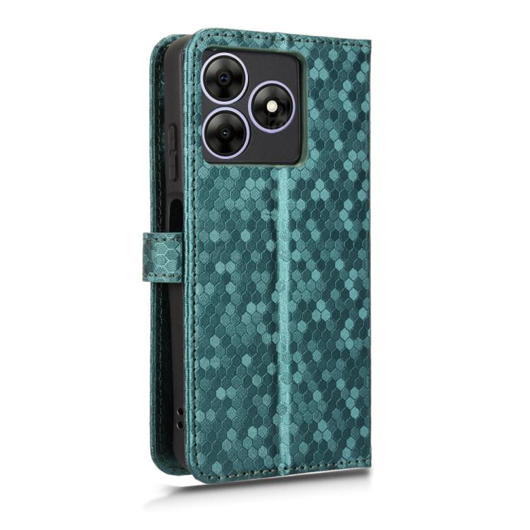 For Blackview Wave 8 / 8C / Oscal Flat 2 Honeycomb Dot Texture Leather Phone Case
