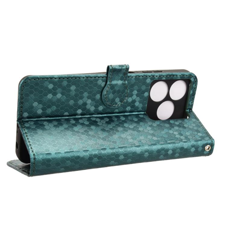 For Blackview Wave 8 / 8C / Oscal Flat 2 Honeycomb Dot Texture Leather Phone Case