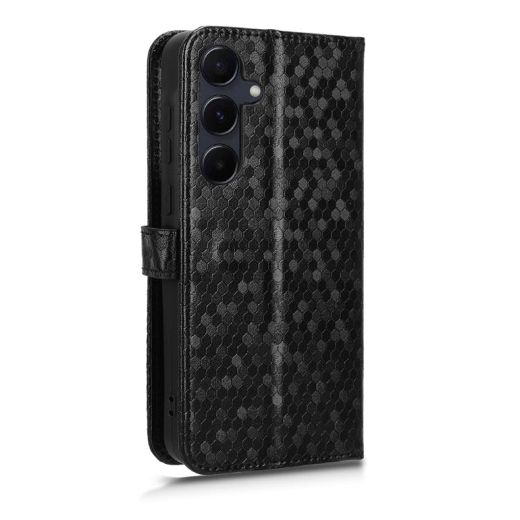 For Samsung Galaxy F55 5G / M55 5G / C55 5G Honeycomb Dot Texture Leather Phone Case