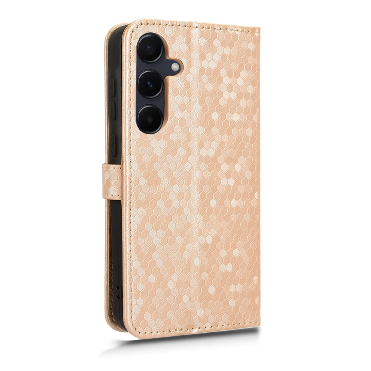 For Samsung Galaxy F55 5G / M55 5G / C55 5G Honeycomb Dot Texture Leather Phone Case