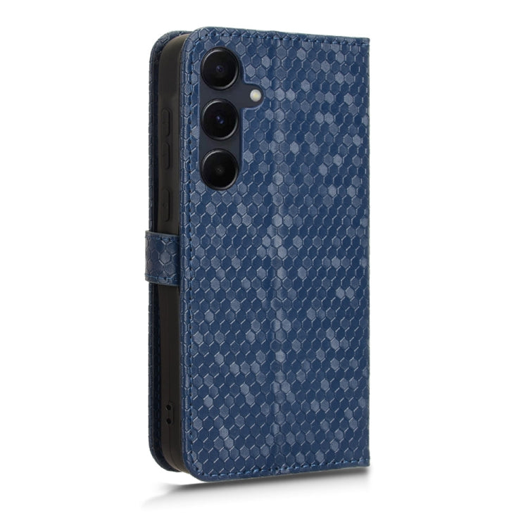 For Samsung Galaxy F55 5G / M55 5G / C55 5G Honeycomb Dot Texture Leather Phone Case