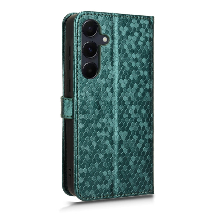 For Samsung Galaxy F55 5G / M55 5G / C55 5G Honeycomb Dot Texture Leather Phone Case