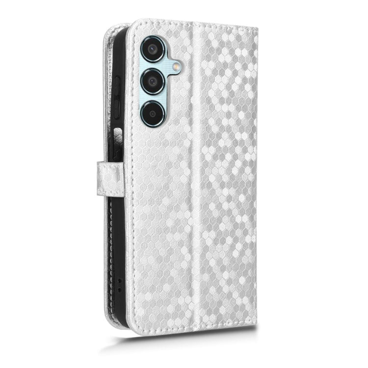 For Samsung Galaxy M35 5G Honeycomb Dot Texture Leather Phone Case