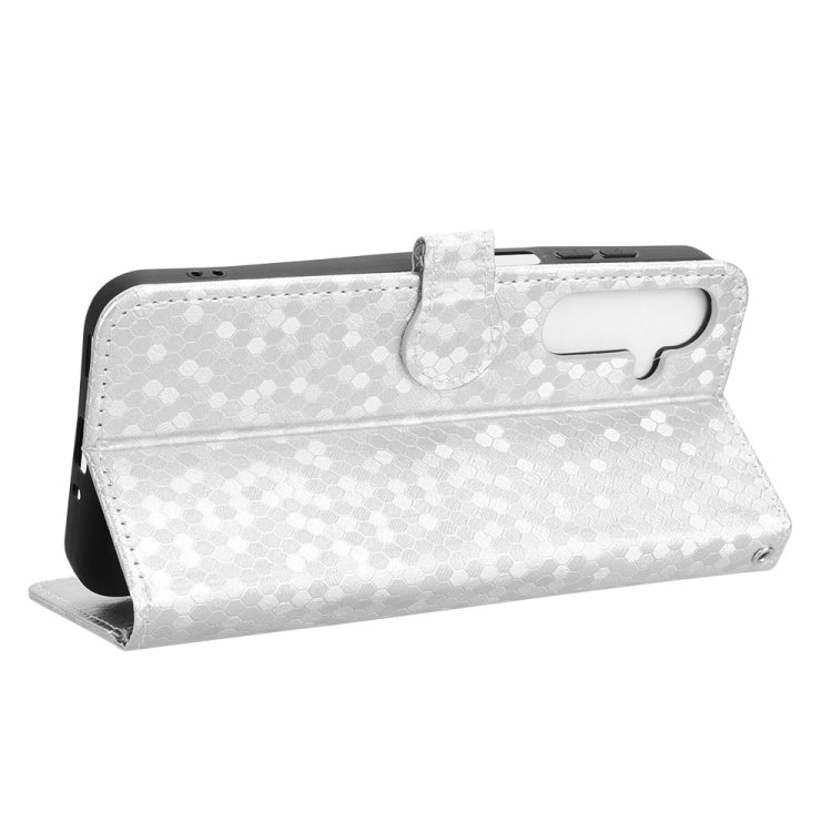 For Samsung Galaxy M35 5G Honeycomb Dot Texture Leather Phone Case
