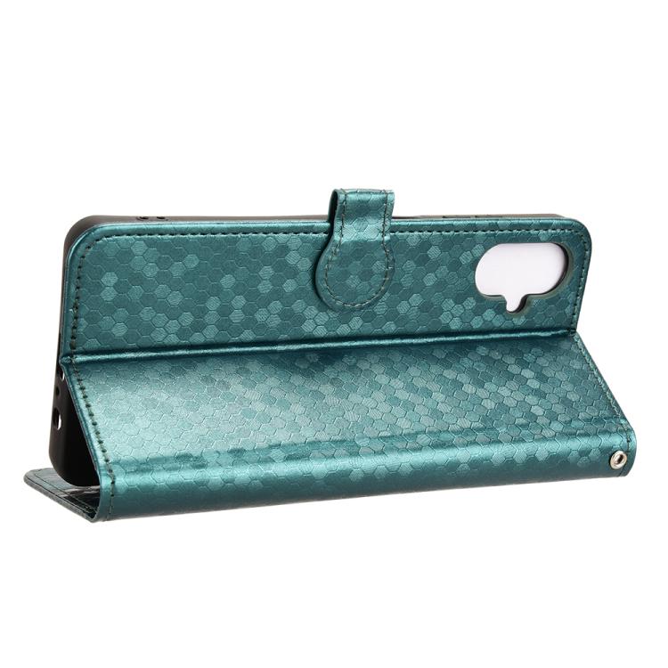 For Samsung Galaxy F06 5G / M06 5G Honeycomb Dot Texture Leather Phone Case