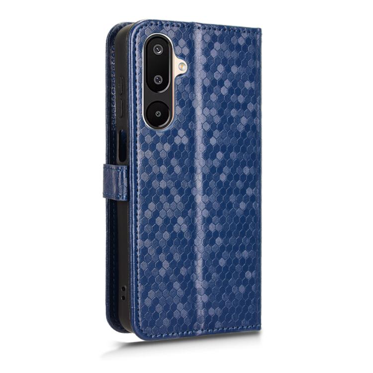 For Samsung Galaxy F16 / M16 Honeycomb Dot Texture Leather Phone Case