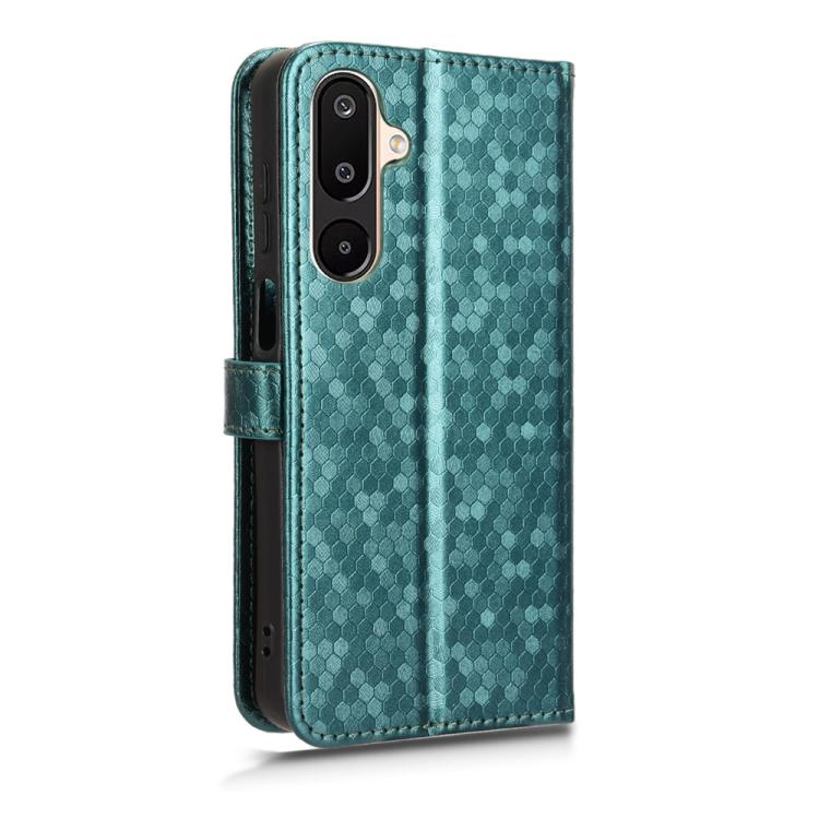 For Samsung Galaxy F16 / M16 Honeycomb Dot Texture Leather Phone Case