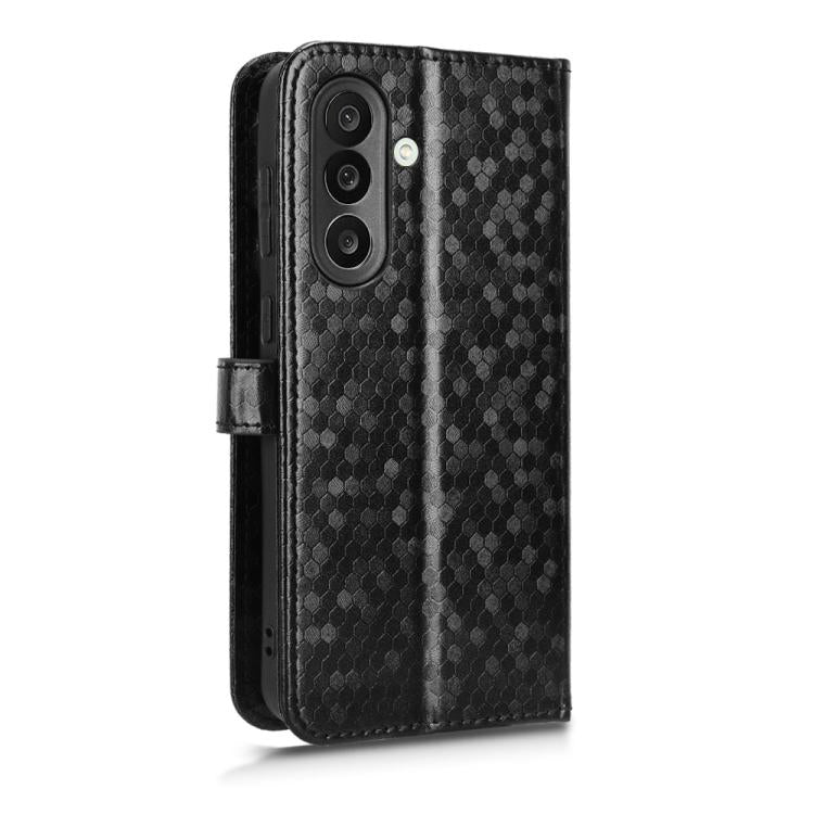 For Samsung Galaxy M56 5G Honeycomb Dot Texture Leather Phone Case