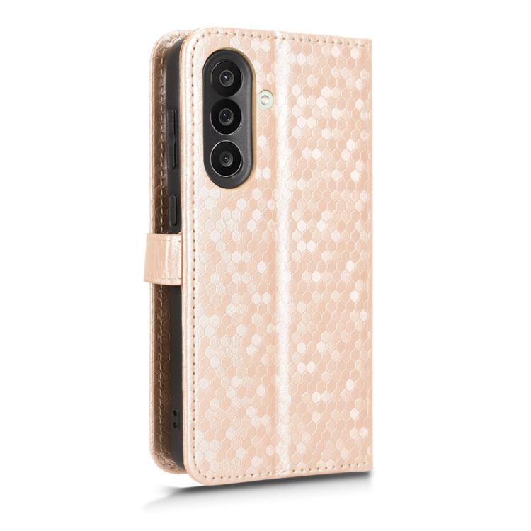 For Samsung Galaxy M56 5G Honeycomb Dot Texture Leather Phone Case